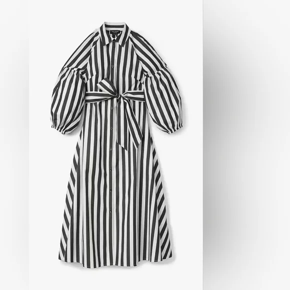 NWT KATE SPADE Terrace Stripe Dakota Dress SZ Medium - Picture 3 of 16